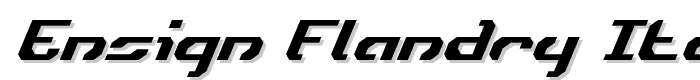 Ensign Flandry Italic font